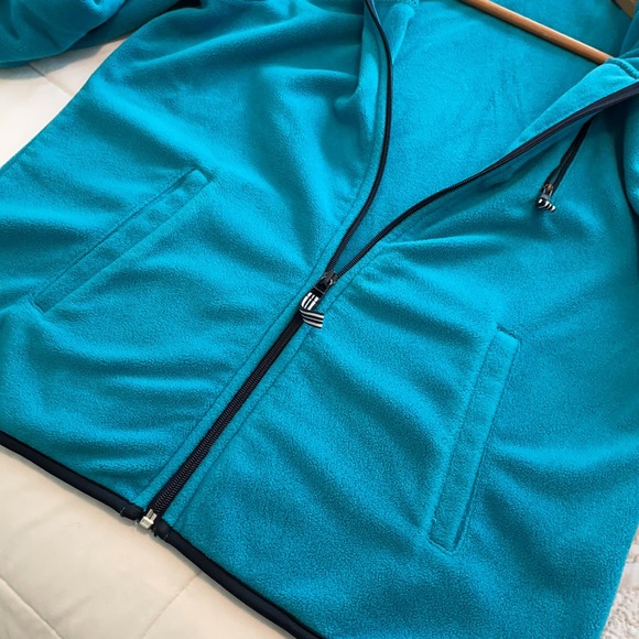NAUTICA Full Zip Turquoise Fleece Jacket - Picture 6 of 11